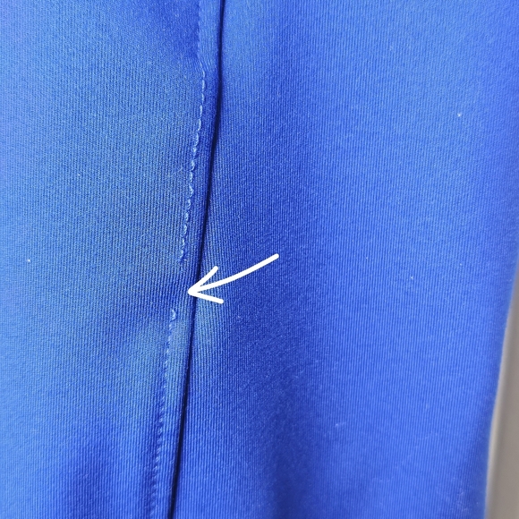 Lands' End Womens Cobalt Blue Sleeveless Polo Tank Top M High Impact Pickle Ball - Picture 6 of 14